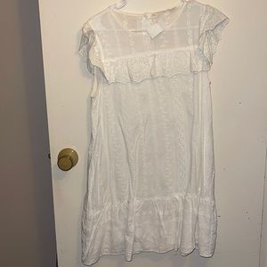 White dress. Brand new with tags